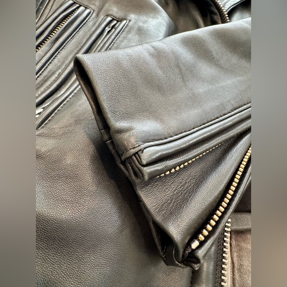 IRO Han Black Leather Jacket - Picture 7 of 8